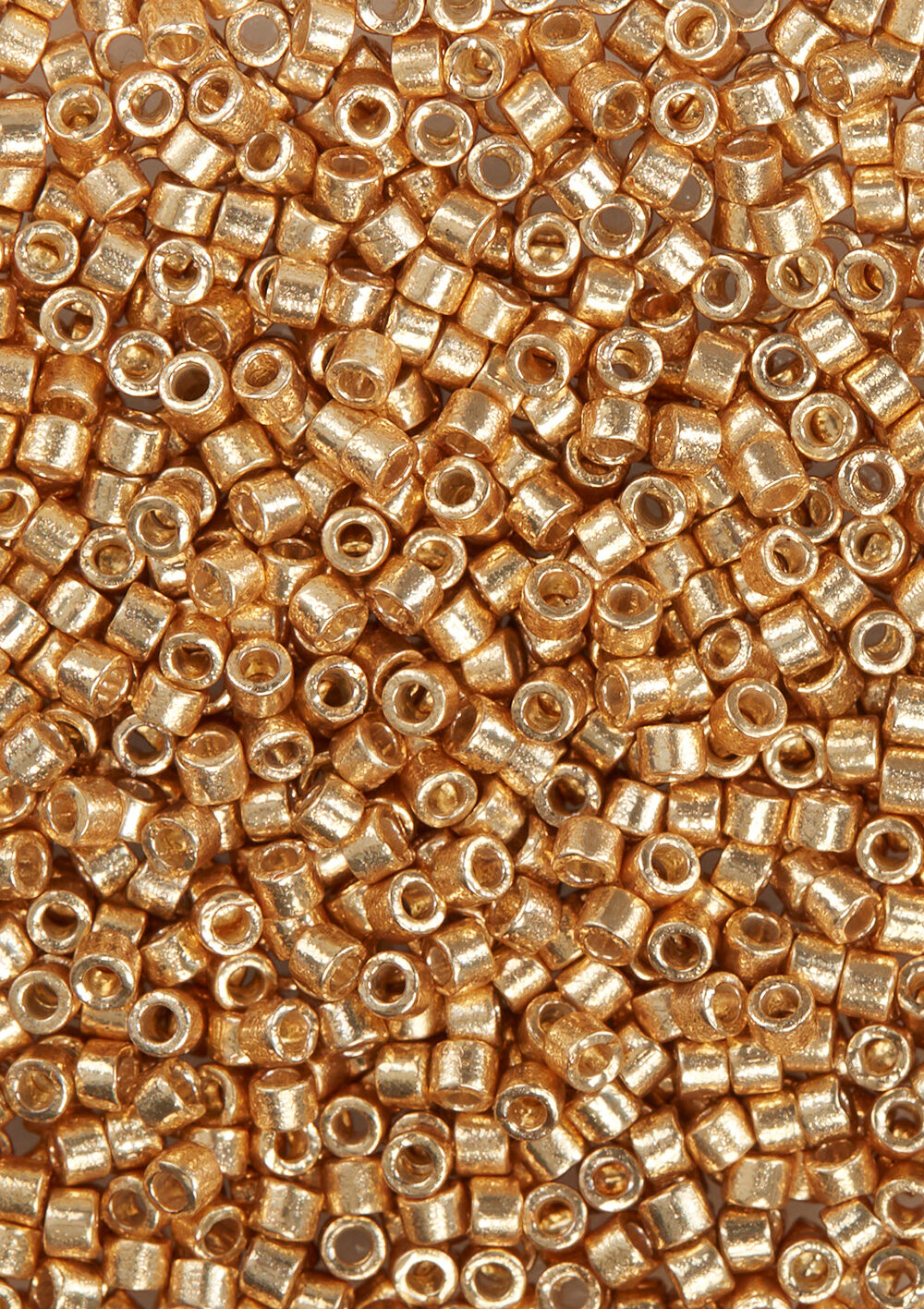 Delica perler - guld