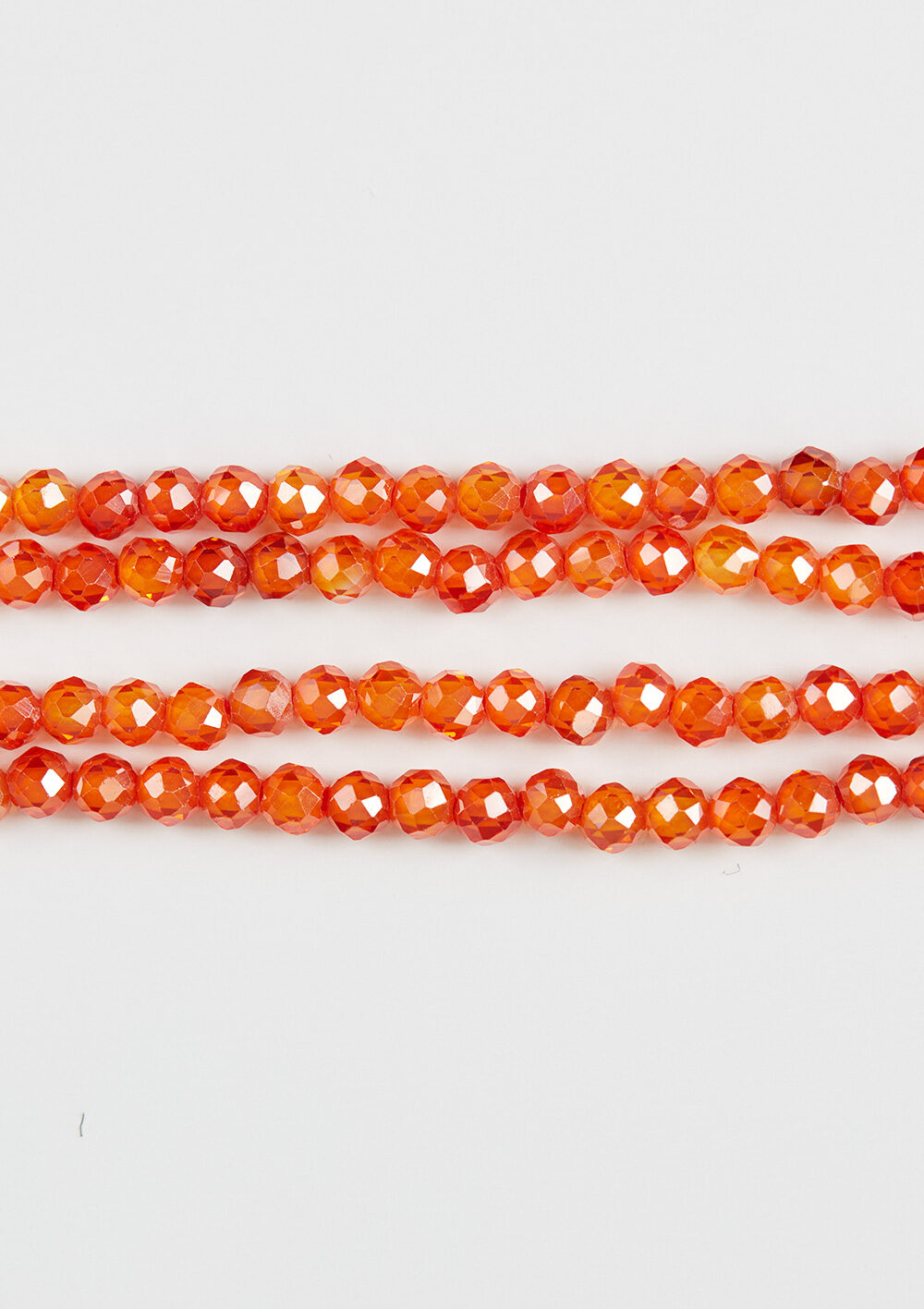 Zirkonia 2mm - orangerød